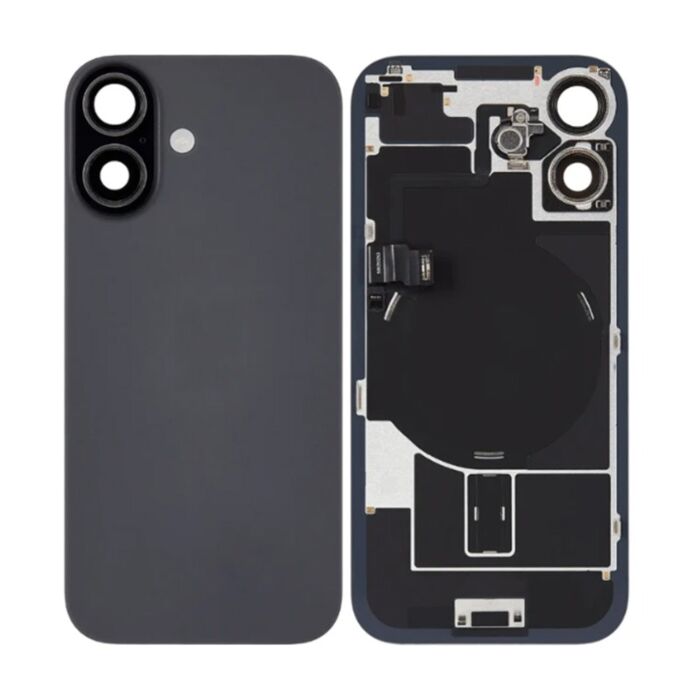 Back Panel with Wireless Charging Flex for iPhone 17 Black (Configuration Support)