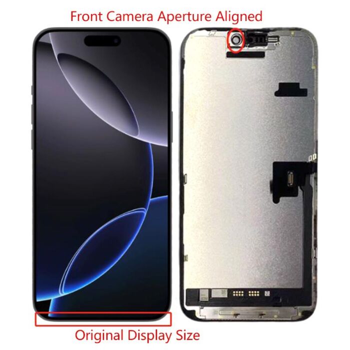 Soft OLED Screen for iPhone 16Pro Max (Huaxing Best 1:1 Full Size 120Hz)