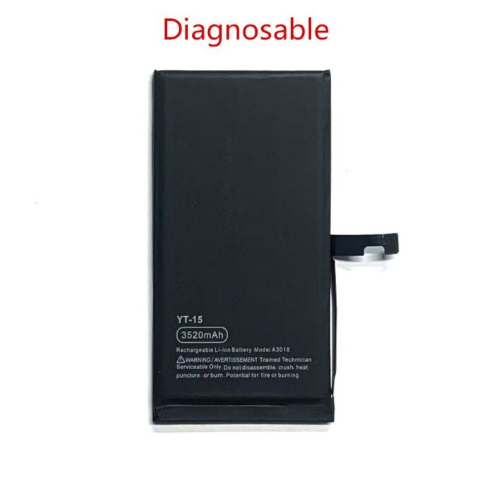 Battery for iPhone 15 A3018 3520Mah (Pulled Chip, Support Diagnosis)