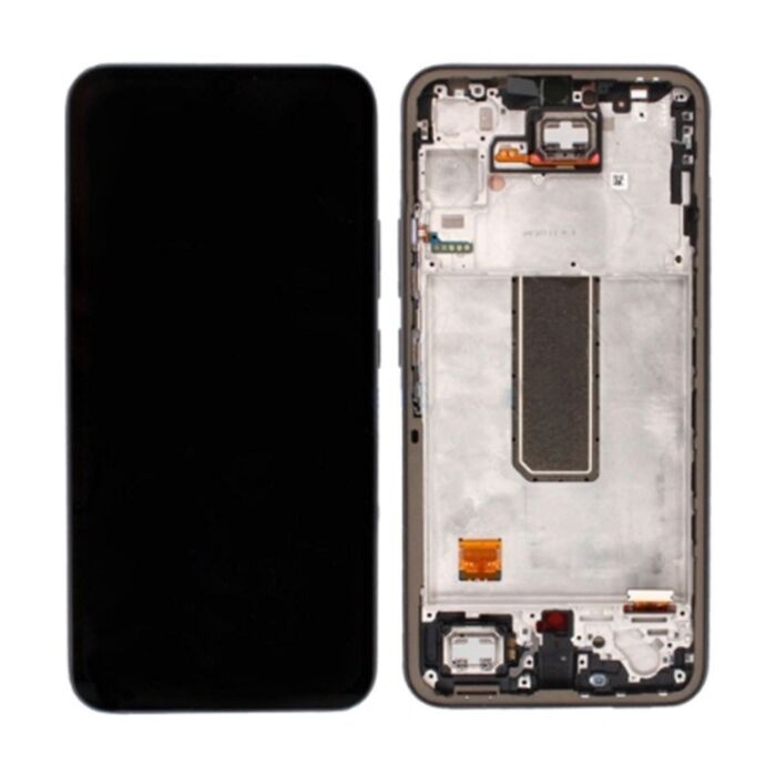Samsung A34 5G Service Pack OLED Assembeld with Third Party Frame Black