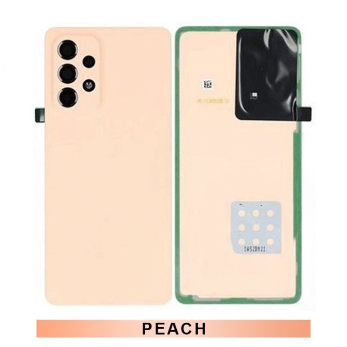 Samsung A53 5G Back Glass Cover Peach (Best Aftermarket)