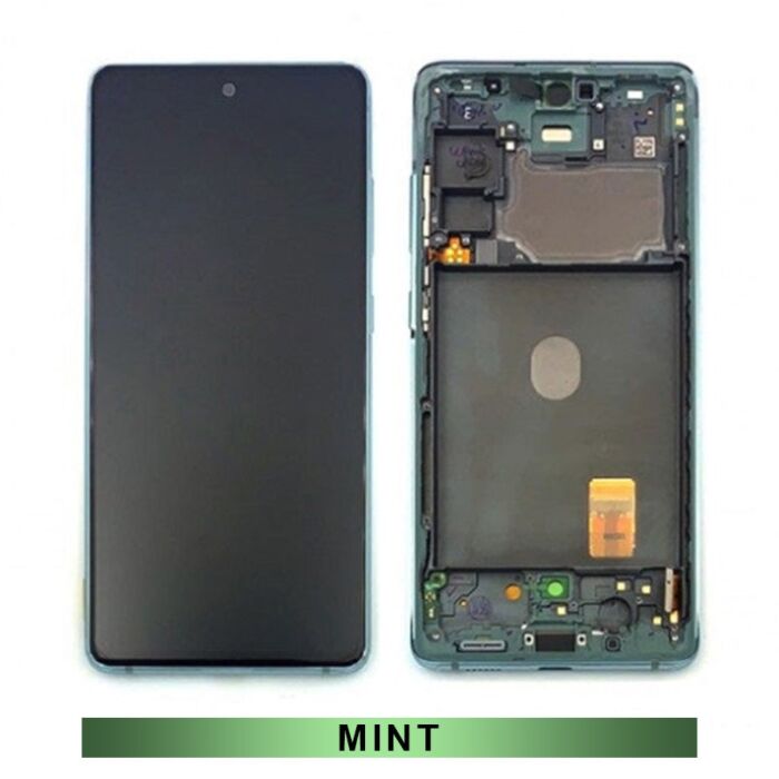 Samsung S20FE Service Pack OLED Screen Assembled with Third Party Frame Mint