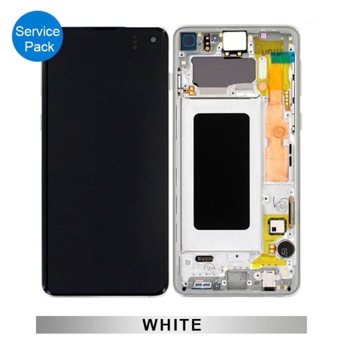 Samsung S10 Screen Prism White GH82-18850B/18841B (Service Pack)