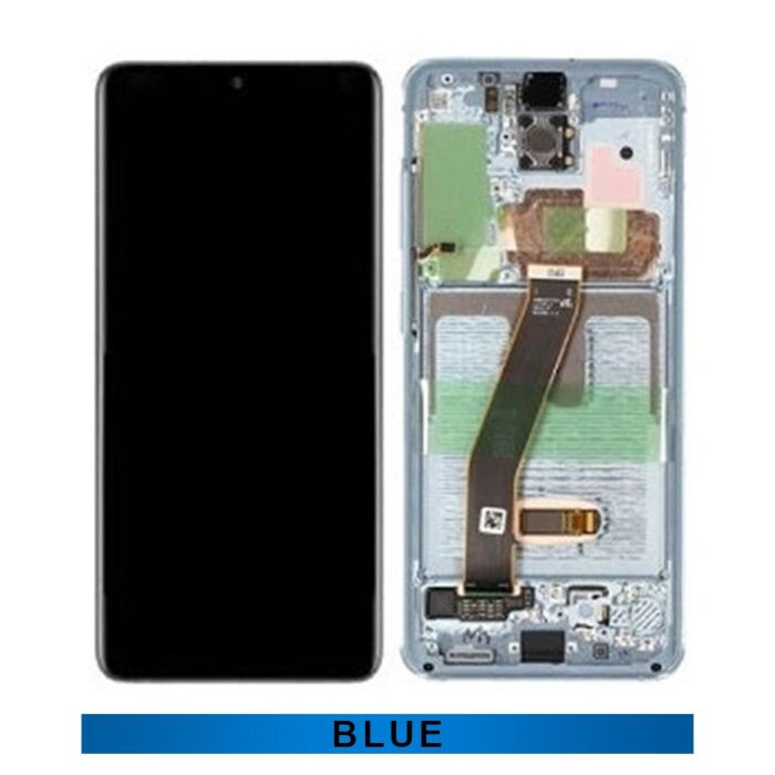 Samsung S20 G980 Screen Blue (Aftermarket Soft OLED)