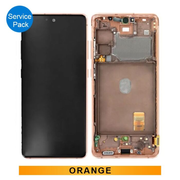 Samsung S20FE Screen Orange GH82-24220F/24219F (Service Pack)