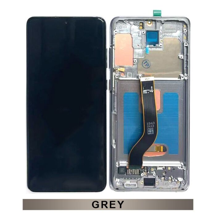 Samsung S20Plus Service Pack OLED Assembled with Third Party Frame Grey