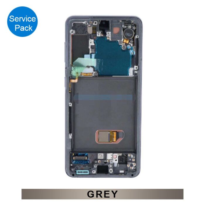 Samsung S21 G991 Screen Grey GH82-27255A/27256A/27257A (Service Pack)