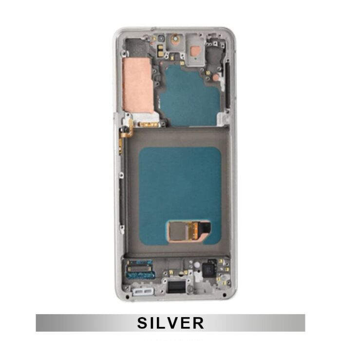 Samsung S21 G991 Screen Silver (Soft OLED)