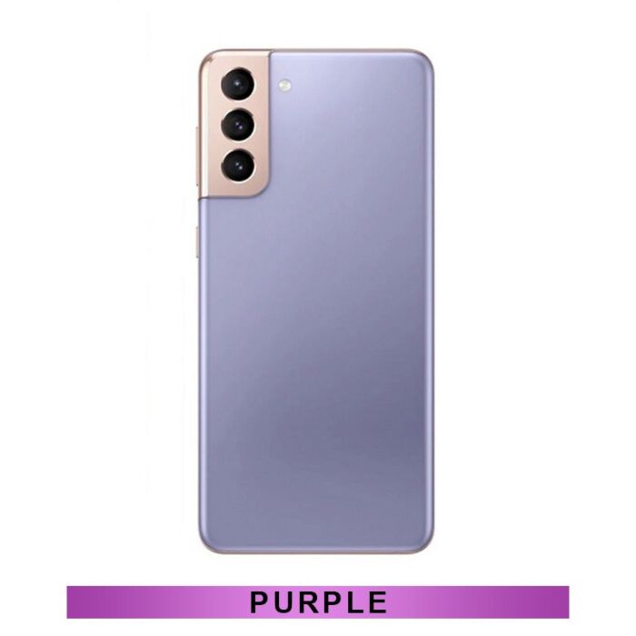 Samsung S21 G991 Back Glass Purple (Aftermarket Premium)