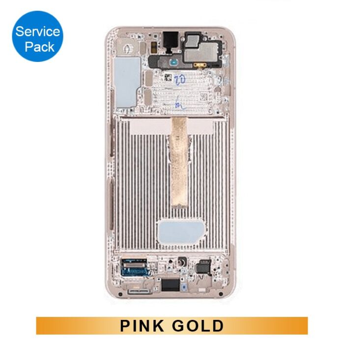 OLED Screen for Samsung S22Plus S906 Pink Gold GH82-27501D (Service Pack)