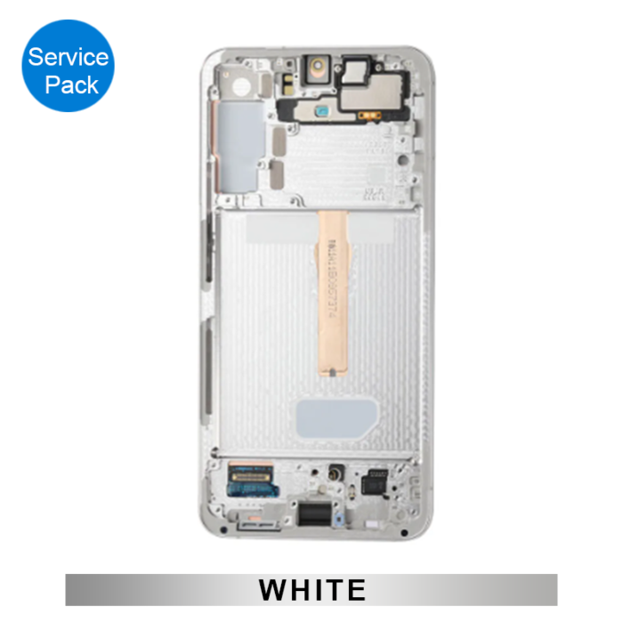 Samsung S22Plus S906 OLED Screen White GH82-27500B (Service Pack)