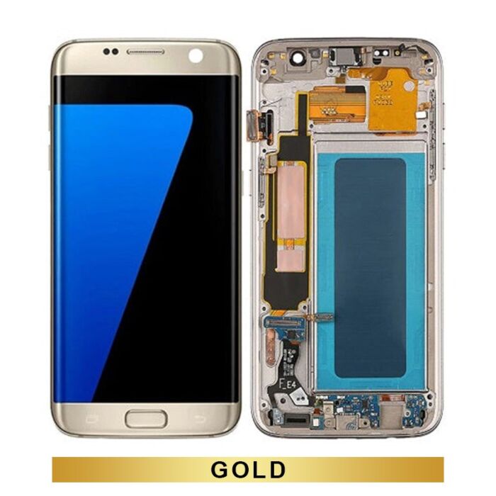 Samsung S7Edge Screen Gold (Refurbished)