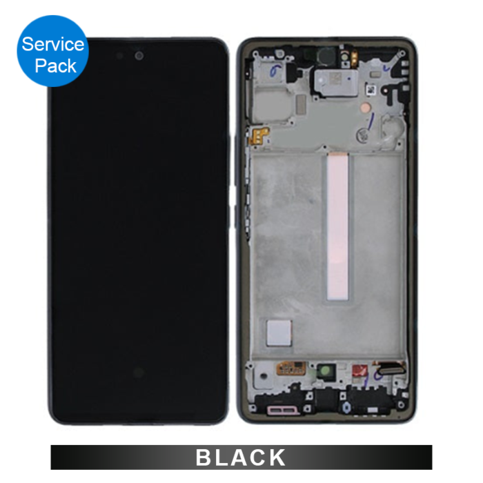 Samsung A73 5G OLED Screen Black GH82-28884A (Service Pack)