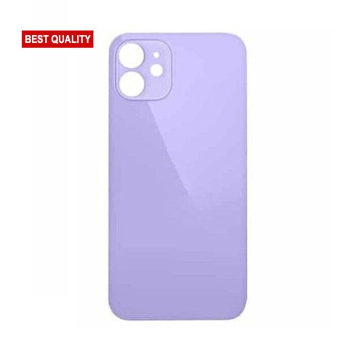 Back Glass Purple No Logo for iPhone 12 (Best Aftermarket)