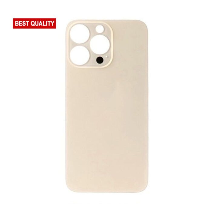 Back Glass Gold No Logo for iPhone 13Pro (Best Aftermarket)
