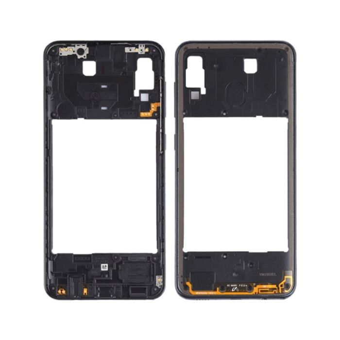 Samsung A30 Middle Frame with Volume And Power Flex (Pulled)