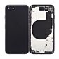 Back Housing with Power Flex Black No Logo for iPhone SE2020 (SE2)