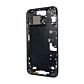 Middle Frame with Power and Volume Flex  for iPhone 15Plus Black (Best Aftermarket)
