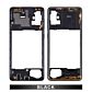 Samsung A71 4G Middle Frame with Volume Flex Black