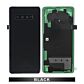 Samsung S10Plus Back Glass Prism Black (Aftermarket Premium)