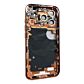 Back Housing with Power and Volume Button Flex for iPhone 17Pro Orange (Best Aftermarket)