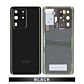 Samsung S20Ultra Back Glass with MICrophone Module Black (Aftermarket Premium)