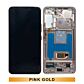 Samsung S22 Service Pack OLED Assembled with Third Party Frame Pink Gold