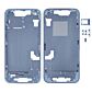Middle Frame Housing Blue for iPhone 14 (Best Aftermarket)