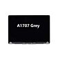 LCD Screen No Logo for Macbook Touch Bar 15" A1707 Grey (Fog)