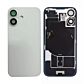 Back Panel with Wireless Charging Flex for iPhone 16Plus White No Logo (Best Quality)