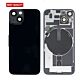 Back Panel with Wireless Charging Flex Black No Logo for iPhone 14 (Best Quality)