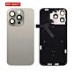 Back Panel with Wireless Charging Flex Grey No Logo for iPhone 15Pro Max (Best Quality)