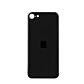 Back Glass Black No Logo for iPhone SE2022 (SE3) (Premium Colour)