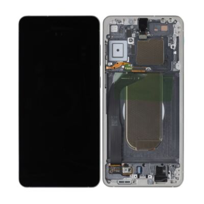 Service Pack OLED Screen Assembled with Third Party Frame for Samsung S25Edge S937B Black