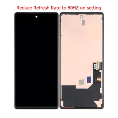 OLED Screen for Google Pixel 6 with Frame Black (Aftermarket OLED)