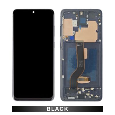 Samsung S20Plus Service Pack OLED Assembled with Third Party Frame Black
